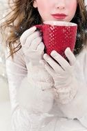 Hot chocolate on Christmas