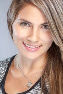 portrait of beautiful glamorous woman