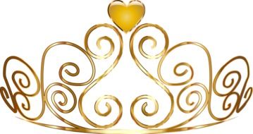 painted princess crown