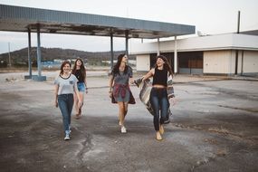 happy girl-friends