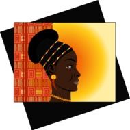 portrait of african woman