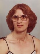 Woman in Glasses, vintage Portrait