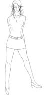 sketch of a woman