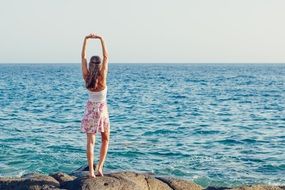 Summer Young Woman