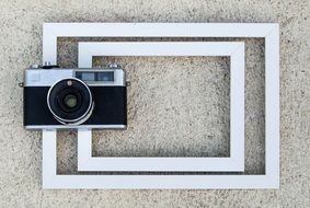 picture frames and camera