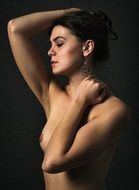 photo of a naked girl