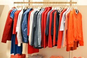 Clothing in the store