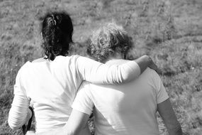 hugs of relatives