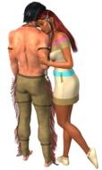 Pretty romantic couple