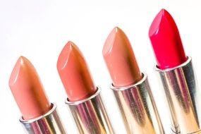lipstick on white background