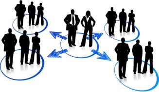 Business network drawing