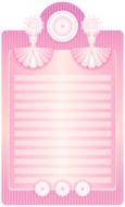 graphic image of a pink notebook
