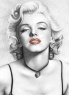 Marilyn Monroe Actress drawing