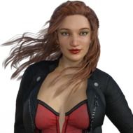 sexy woman as a digital painting