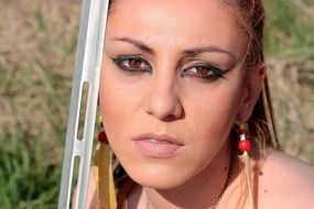 portrait of a warrior woman