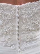 Wedding Dress corset buttons