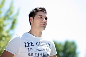 young man outdoor
