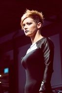 woman with creative hairdress