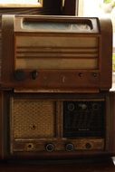 Vintage wooden Radio