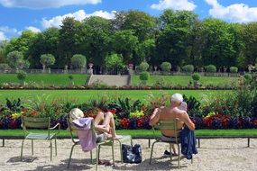 Relaxing Elderly