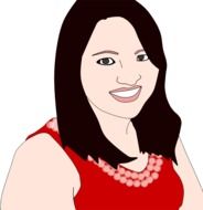 drawing of a woman's portrait