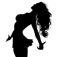 Woman Silhouette drawing