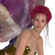 beatuful digital young woman