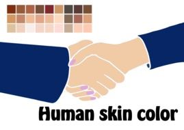 "Human skin color" clipart