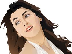 clipart of the Actress Movie Star