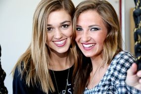 models smiling