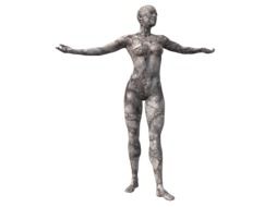 stone female figure