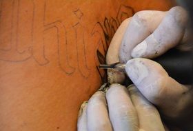 tattoo like drawing on skin