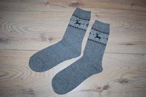 Socks Two Grey