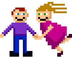 isolated pixel couple