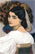 Old Painting Pavonia