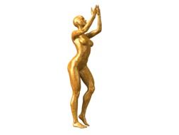 golden female figure