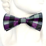 striped bow tie on a light background