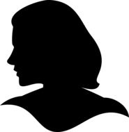 woman head silhouette