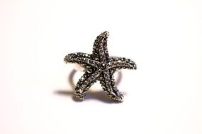 Starfish, Precious Stones Ring