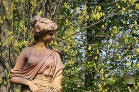 Sculpture in the park on holiday