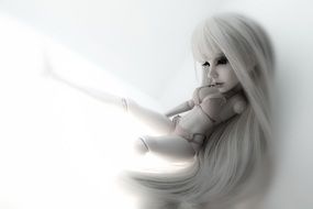 broken sexy doll