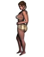 digital model in swimwear