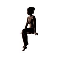 computer image of a naked girl