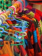 collection of colorful clothes