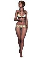 walking woman render