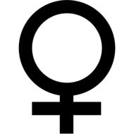 Icon of Woman character