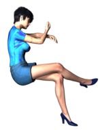 clipart of the Woman is in a sitting pose