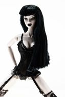 doll with black hair