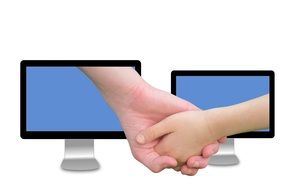 hand in hand togetherness