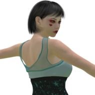 posing digital woman